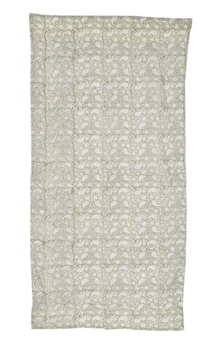 Accessori In Tessuto|Coperte>Bizzotto TELO MARE HELOISE BIANCO-VERDE 90X180