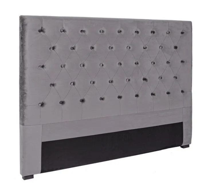 Letti>Bizzotto TESTIERA LETTO IN LEGNO GRIGIO SCURO 160 - CASPAR
