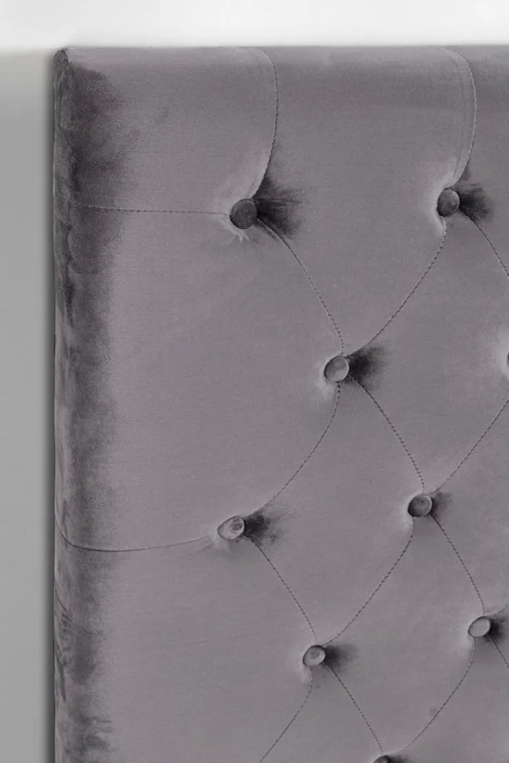 Letti>Bizzotto TESTIERA LETTO IN LEGNO GRIGIO SCURO 160 - CASPAR
