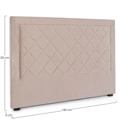 Letti>Bizzotto TESTIERA LETTO IN LEGNO GRIGIO 160 - AHURA