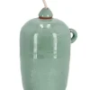Oggettistica>Bizzotto VASO CON STOPPINO ESMA VERDE H18,5
