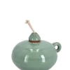 Oggettistica>Bizzotto VASO CON STOPPINO ESMA VERDE H9