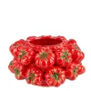 Vasi>Bizzotto VASO GAZPACHO ROSSO TONDO D26