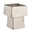 Vasi>Bizzotto VASO NIKOS QUADRATO ALTO BIANCO H25