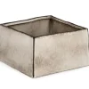 Vasi>Bizzotto VASO NIKOS QUADRATO BASSO BIANCO H11