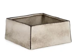 Vasi>Bizzotto VASO NIKOS QUADRATO BASSO BIANCO H10,5