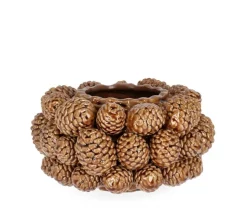 Vasi>Bizzotto VASO PIGNA MARRONE H15