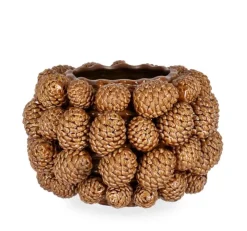 Vasi>Bizzotto VASO PIGNA MARRONE H22,5