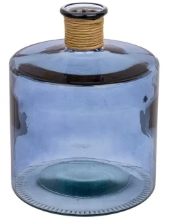 Vasi>Bizzotto VASO VT ROTANG BLU COBALTO H27,5