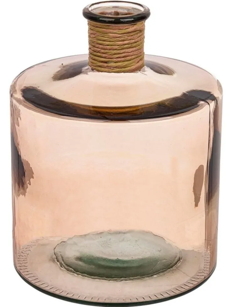 Vasi>Bizzotto VASO VT ROTANG ROSA ANTICO H27,5