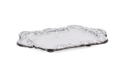 Vassoi E Centro Tavola>Bizzotto VASSOIO DEC HIKARI ANTIQUE WHI 18,5X12,5