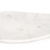 Coprivasi>Bizzotto VASSOIO DECORAT KANDY MARMO BIANCO 30X26
