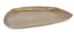 Coprivasi>Bizzotto VASSOIO DECORATIVO CHISEL ORO 38X34
