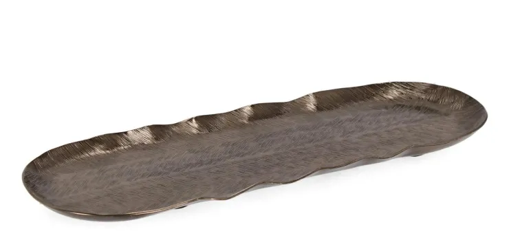 Coprivasi>Bizzotto VASSOIO DECORATIVO CLAMP NERO 40X13,5