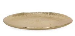 Vassoi E Centro Tavola>Bizzotto VASSOIO DECORATIVO INDHUR TO ORO D28
