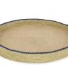 Ceste Decorative>Bizzotto VASSOIO DECORATIVO NINH NATURALE BLU D44