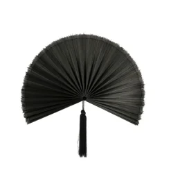 Decorazioni Parete>Bizzotto VENTAGLIO DECORATIVO NANKA NERO 39X81